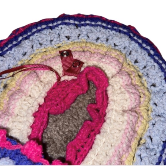 🌟HOST PICK 6/25!🌟 NWT rare HTF Zara multicolor ruffle knit crochet top! Size S - Picture 7 of 9